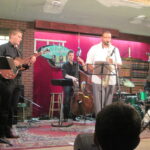 With Jimmy Greene, Karl Kohut and Curtis Nowosad @ Aqua Books in Winnipeg, Canada